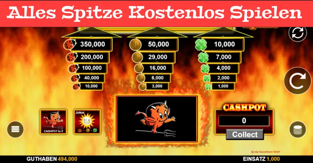 alles spitze kostenlos spielen